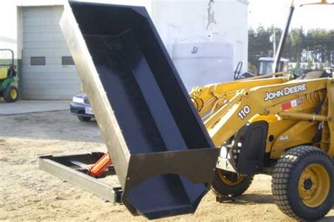 side dump skid steer bucket for asphalt|dirt bucket for skid steer.